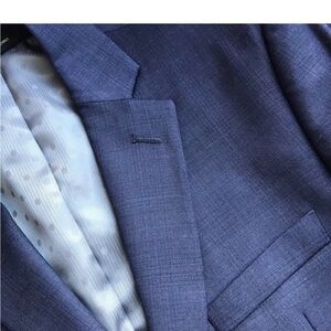 Men's Perry Ellis Blue Slim Fit Suit